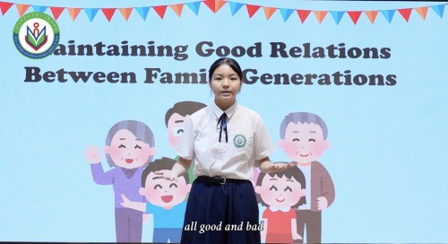 How to maintain good relations between family generations—English Speech Sharing
