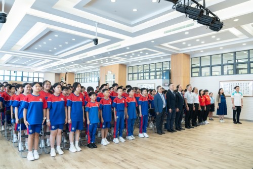 青洲中學國慶慶典暨學生會就職典禮圓滿舉行