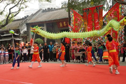 聯校（五節龍，擊鼓）比賽 _青洲中學龍獅隊精彩花絮